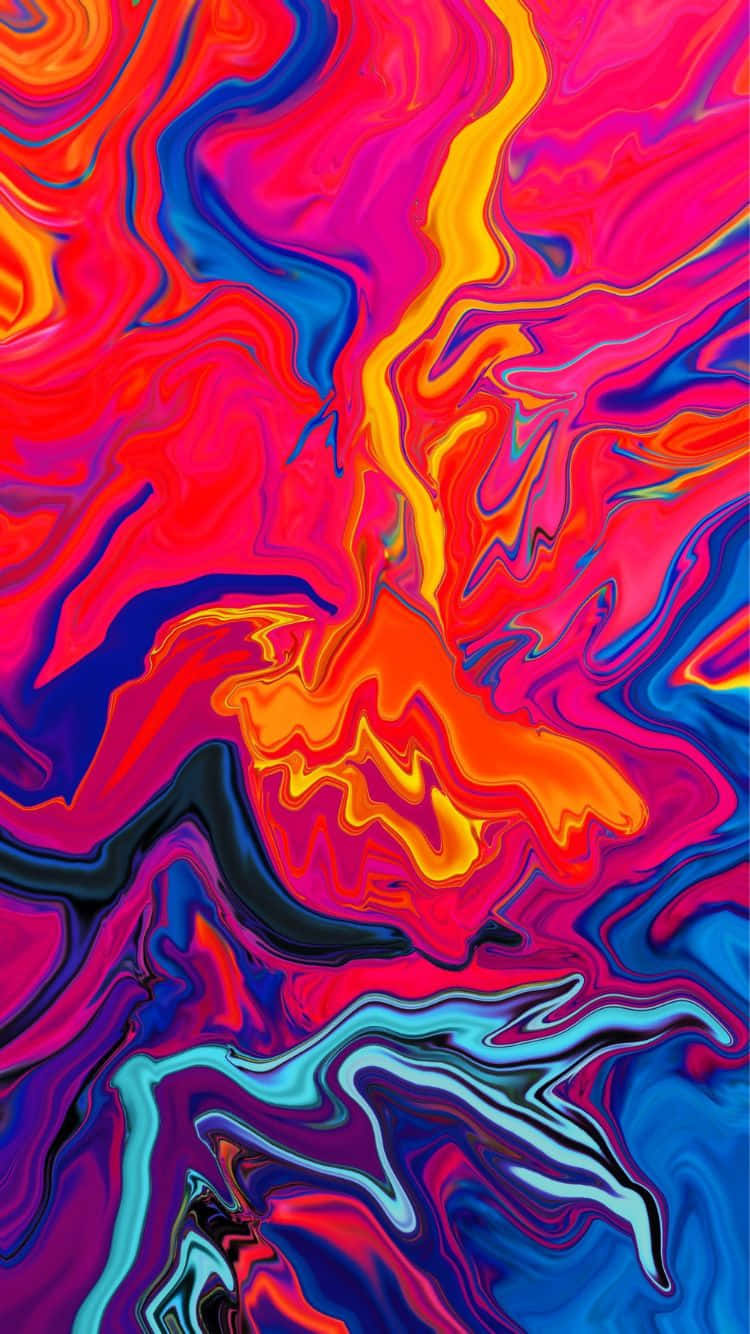 Vibrant_ Psychedelic_ Artwork_i Phone6 Wallpaper