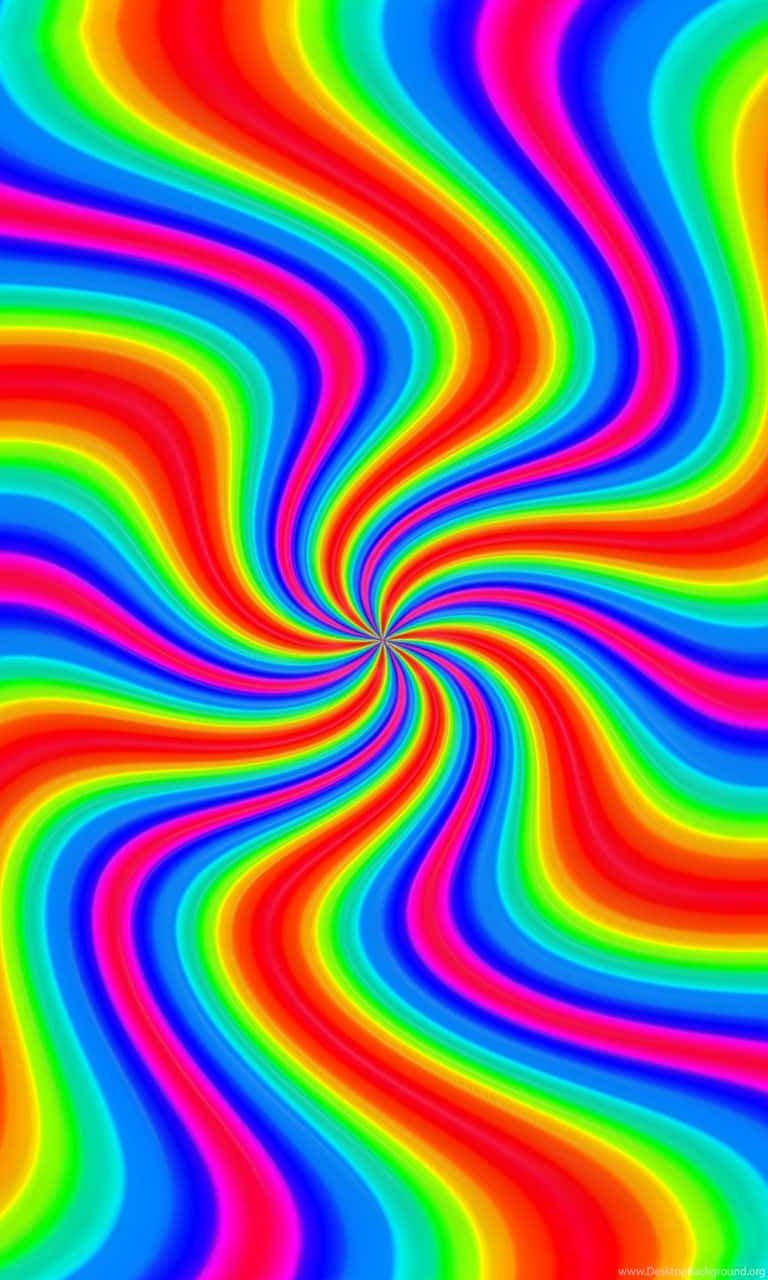 Vibrant_ Rainbow_ Swirl_ Illusion.jpg Wallpaper