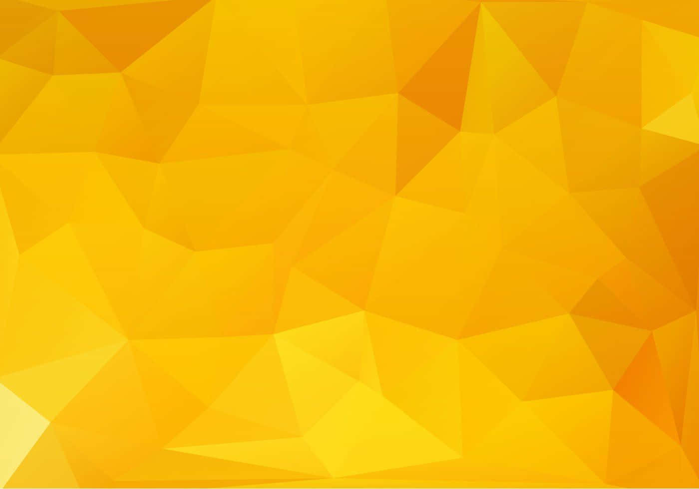 Vibrant Yellow Abstract Art Wallpaper