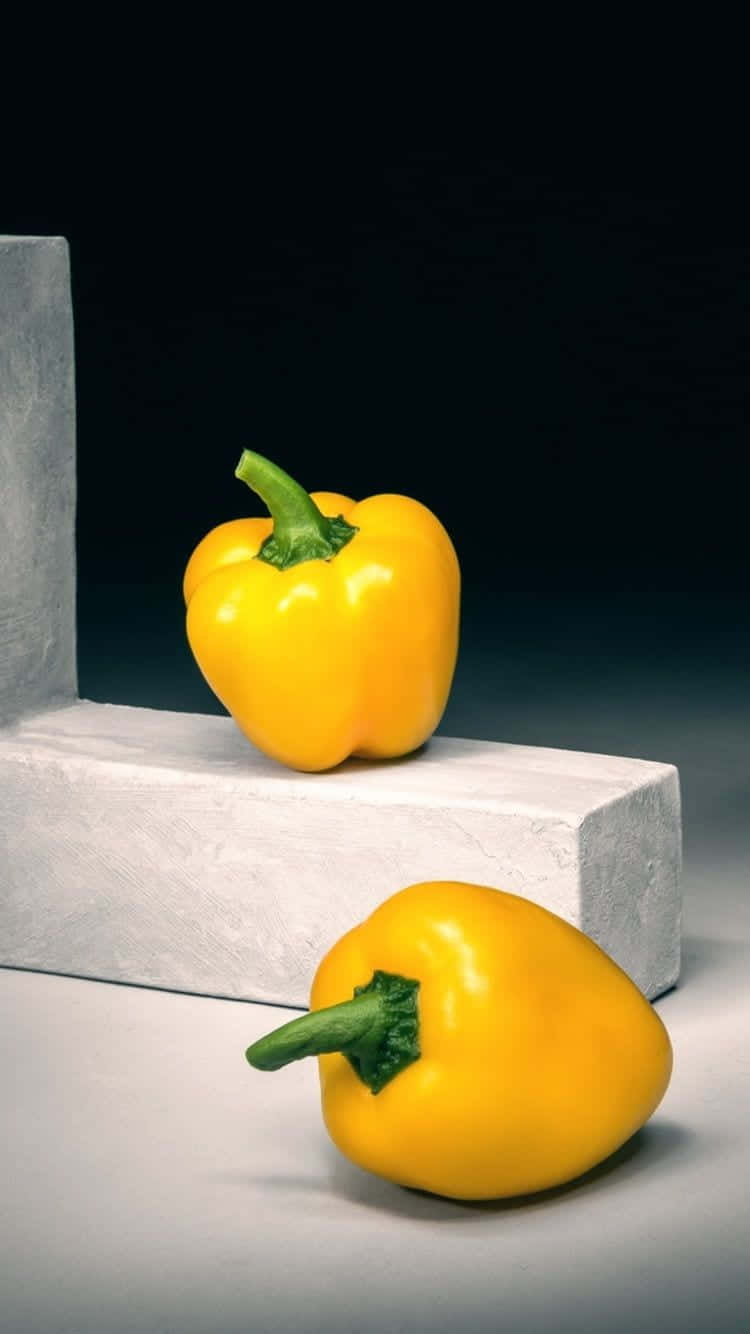 Vibrant Yellow Bell Pepper Wallpaper