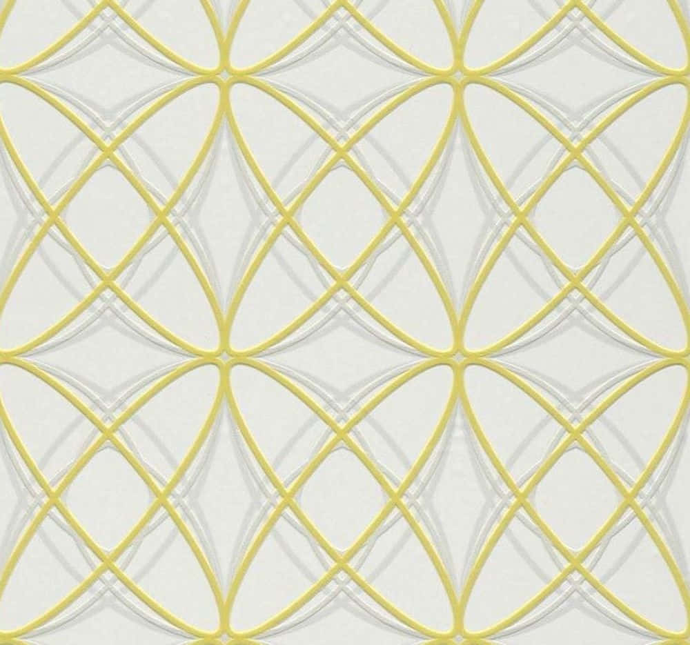 Vibrant Yellow Geometric Pattern Wallpaper Wallpaper