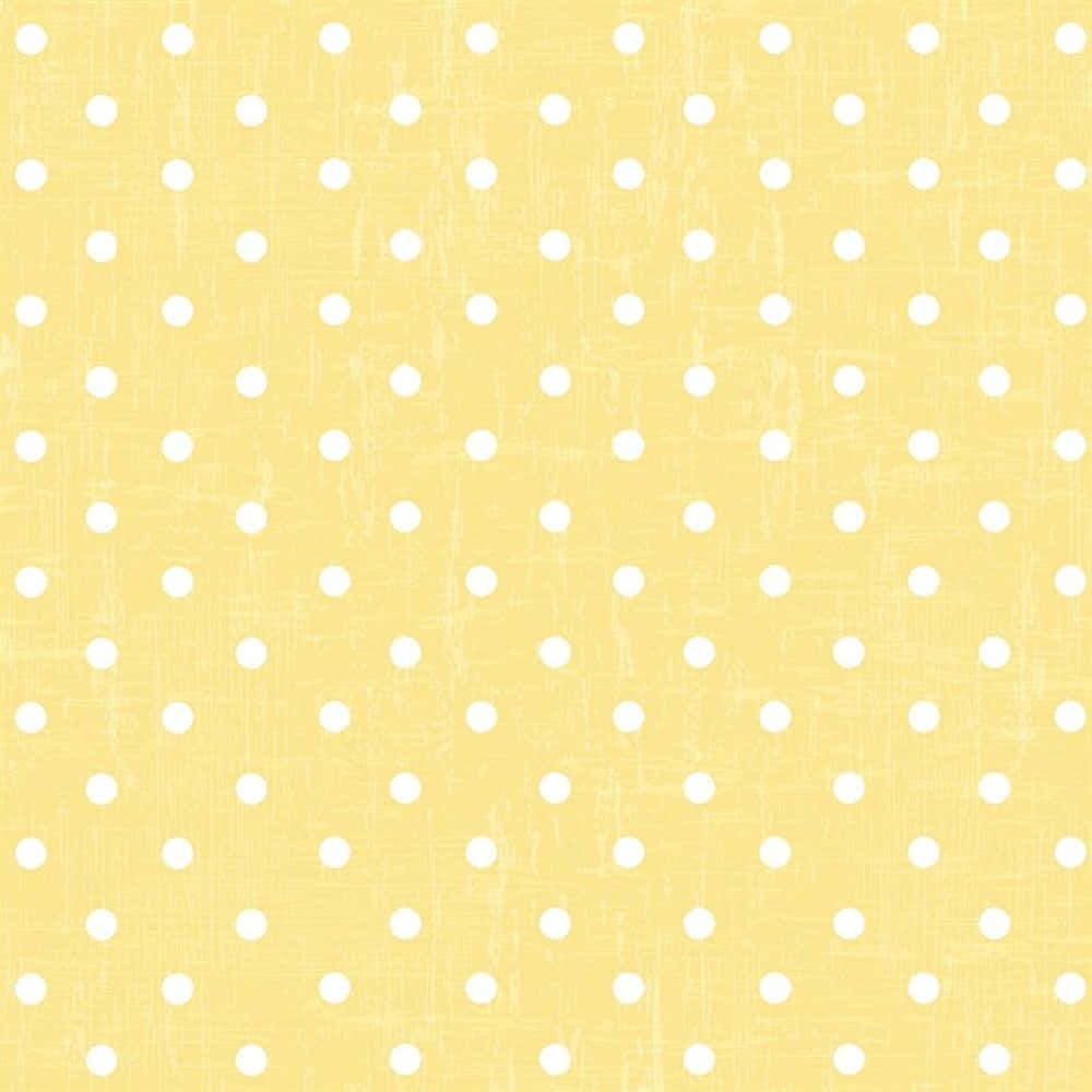 Vibrant Yellow Polka Dot Wallpaper Wallpaper