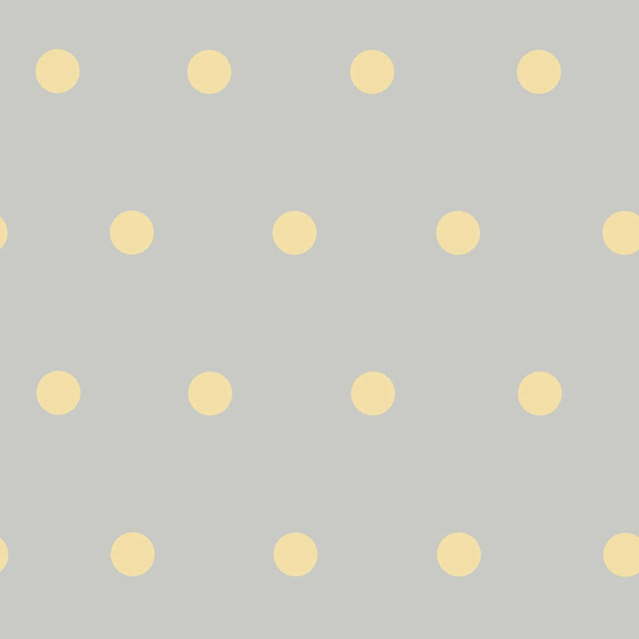 Vibrant Yellow Polka Dot Wallpaper Wallpaper