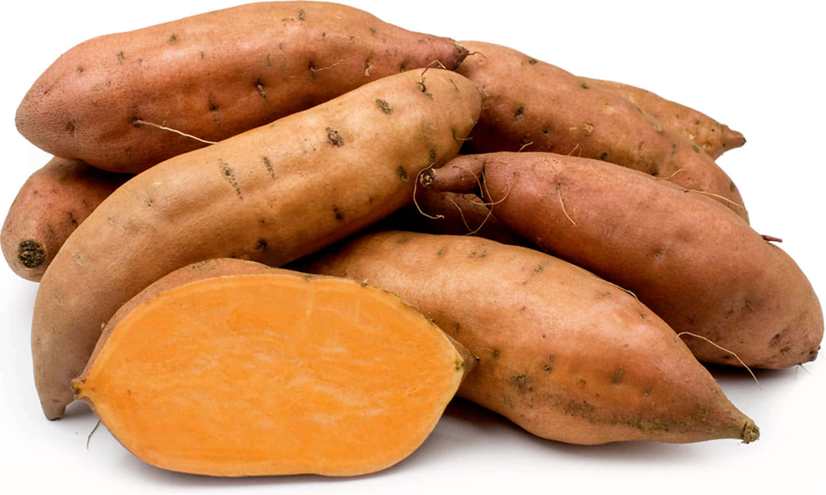 Vibrant Yellow Sweet Potato Wallpaper