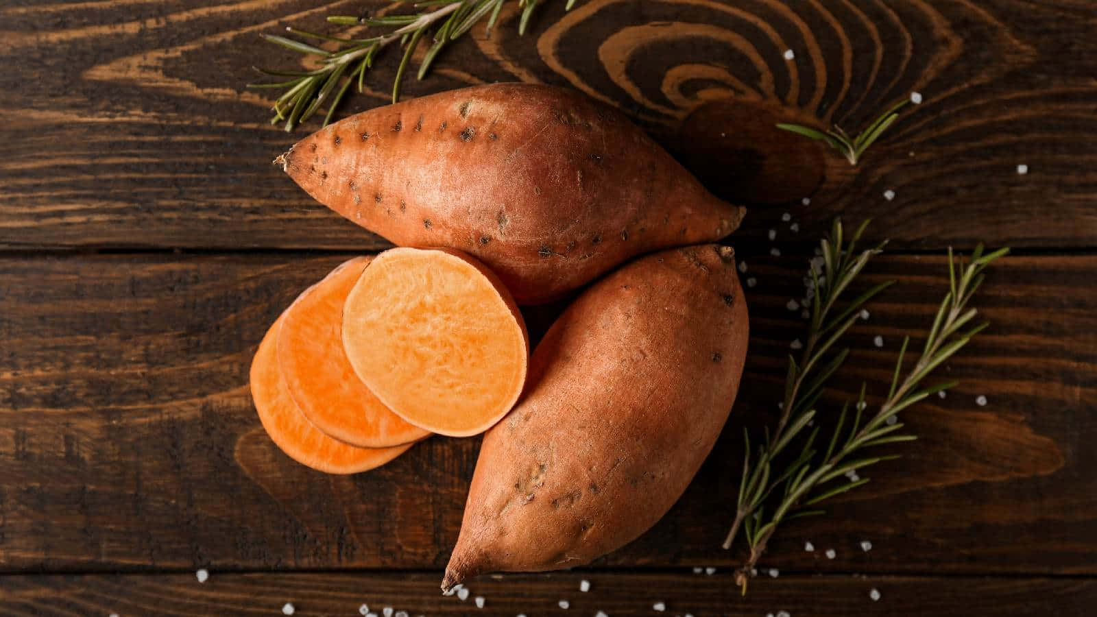 Vibrant Yellow Sweet Potatoes - Fresh And Nutritious Wallpaper