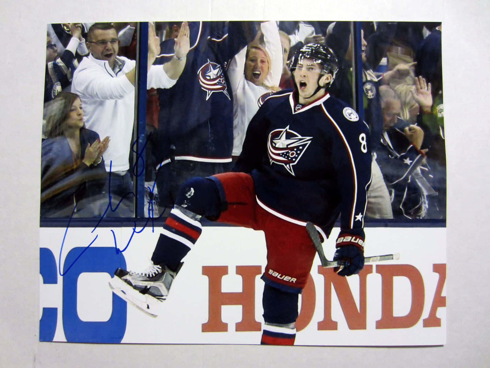 Victorious Moment Zachary Werenski Wallpaper