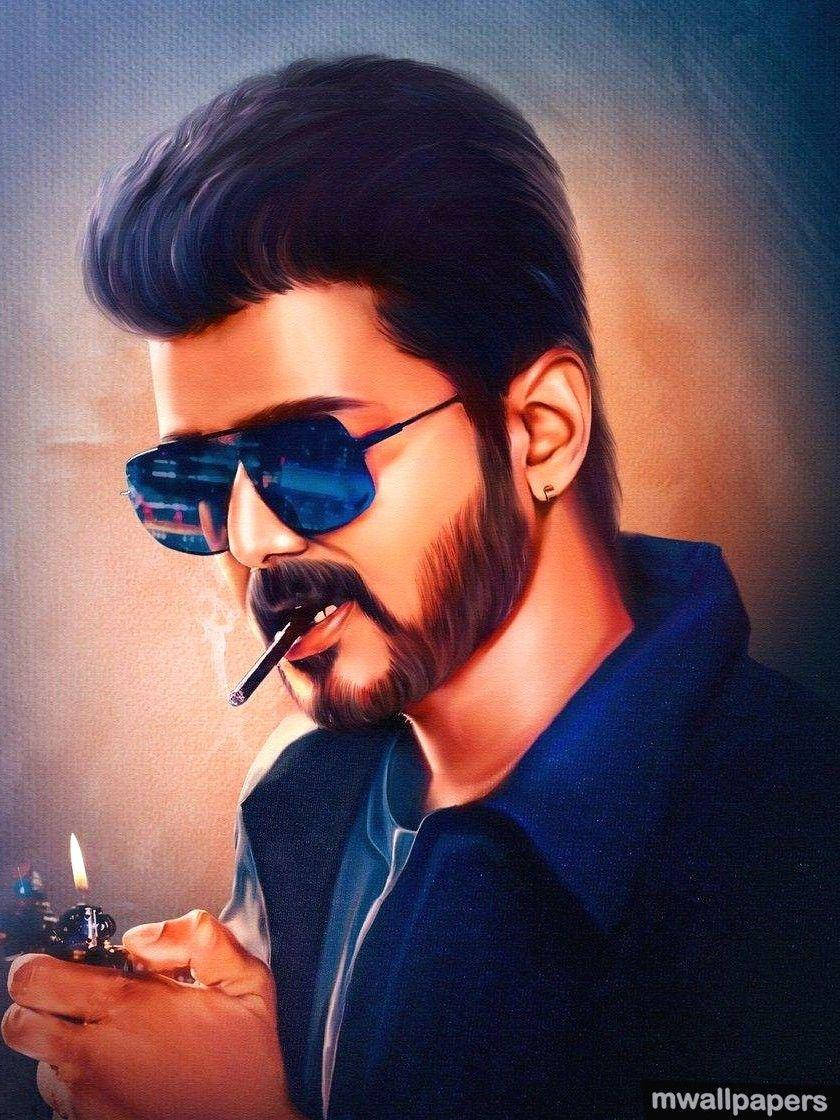 Vijay Hd Fan Artwork Wallpaper