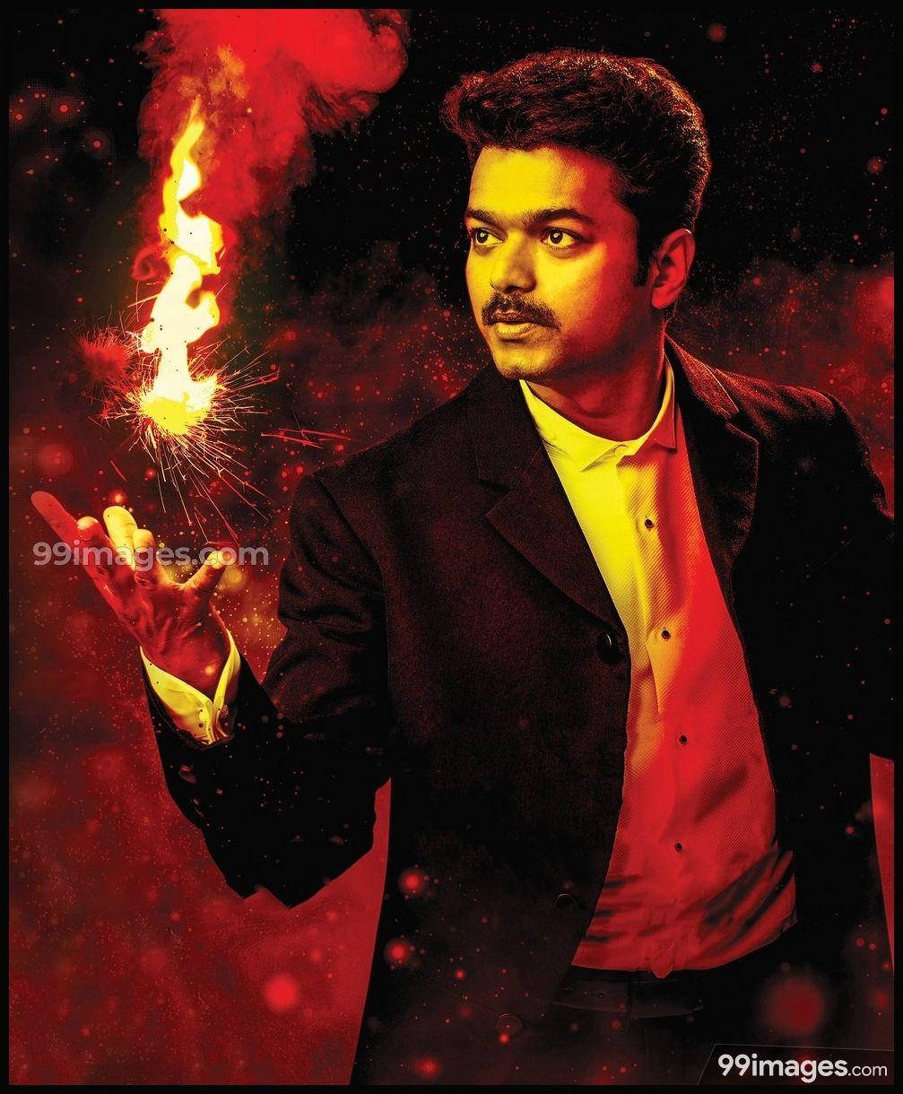 Vijay Hd Flame Photoshoot Wallpaper