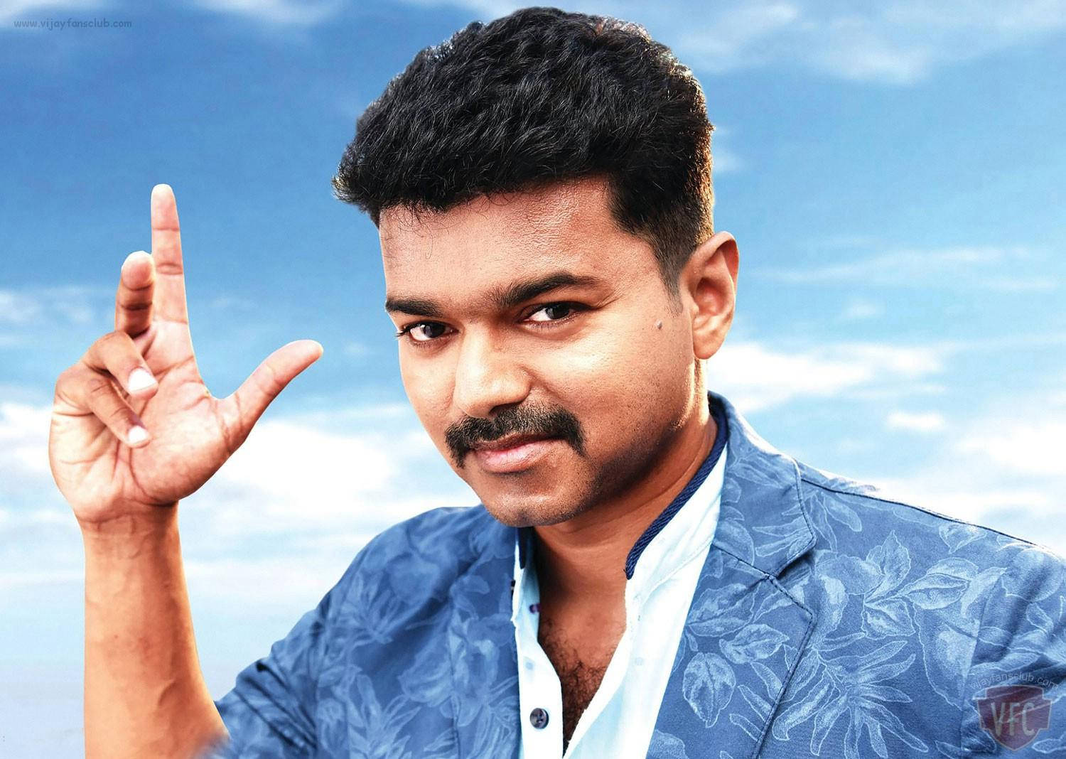 Vijay Hd Indian Action Star Wallpaper