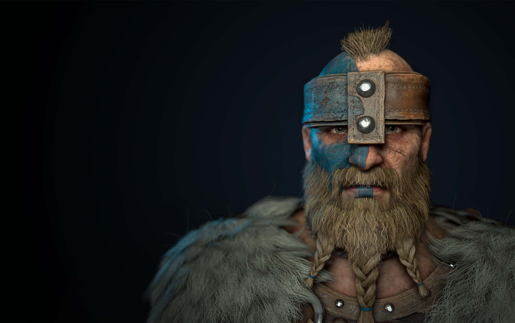 Viking Character With A Beard And A Beard Wallpaper