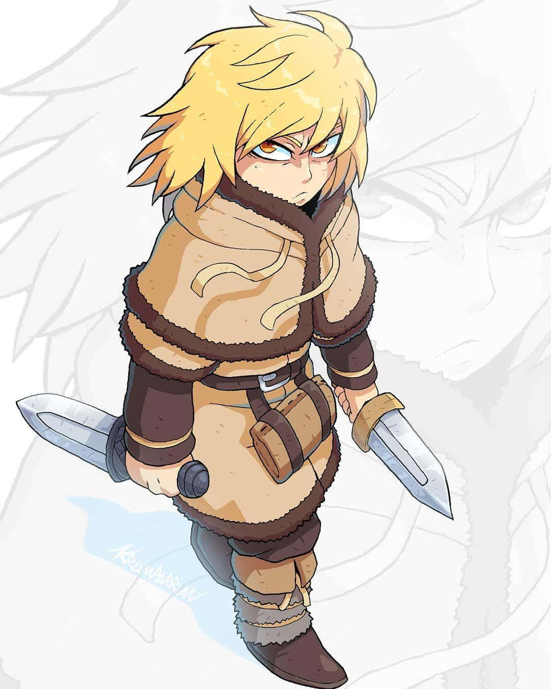 Viking Warrior Thorfinn Illustration Wallpaper