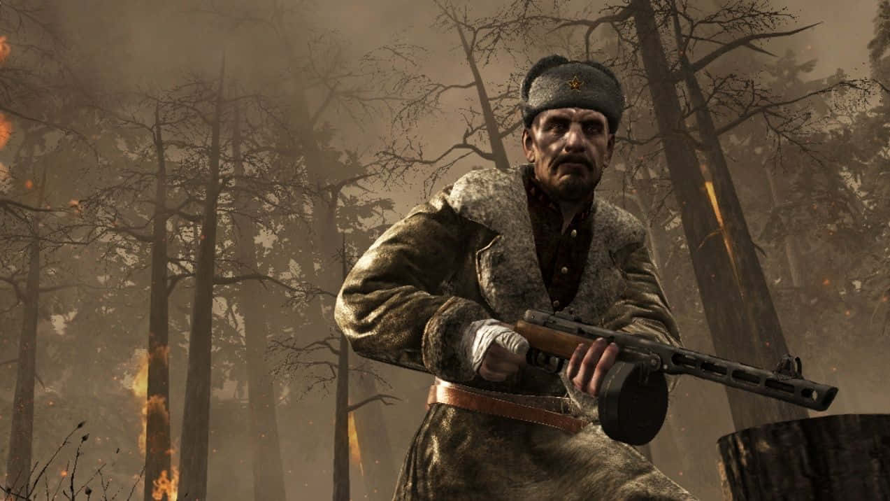 Viktor Reznov In Action Wallpaper