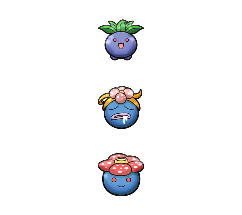 Vileplume's Evolution Forms Wallpaper