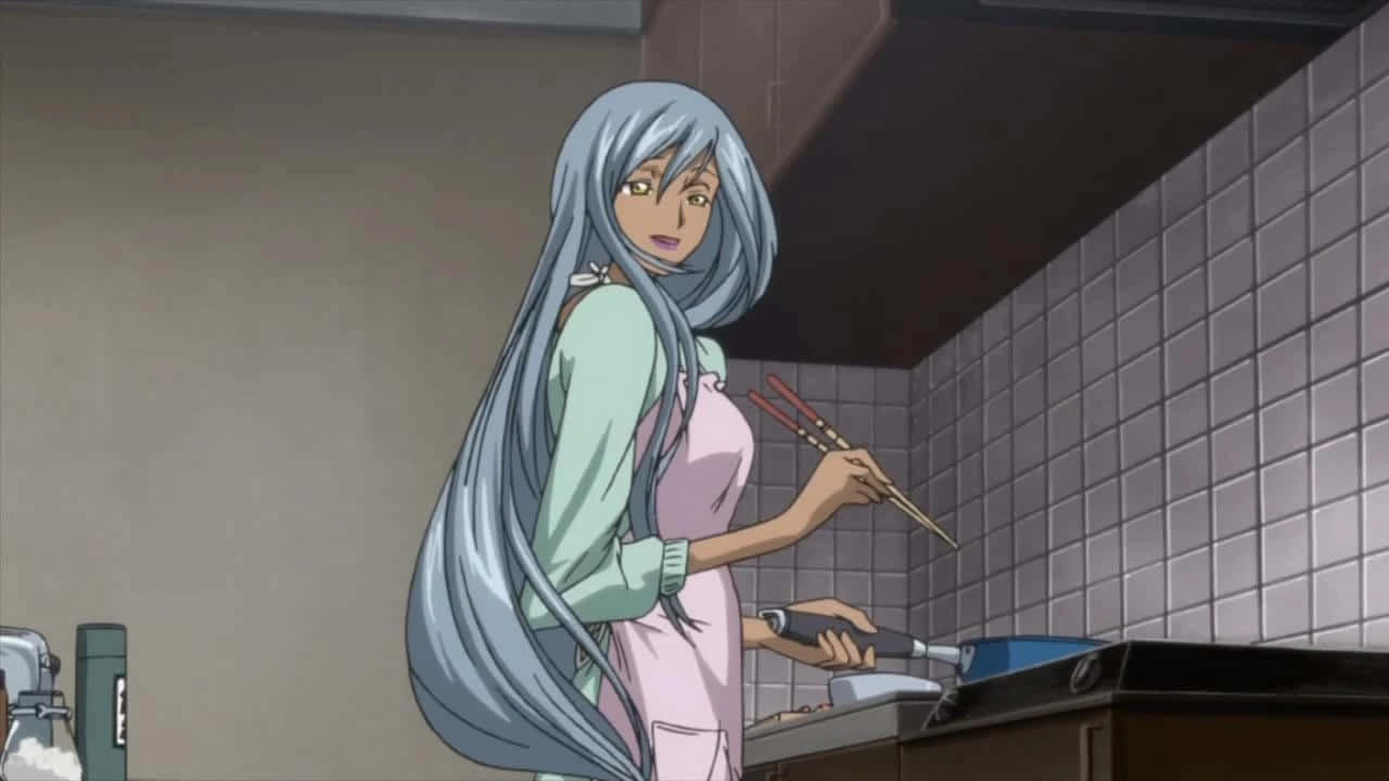 Villetta Nu Cooking Scene Wallpaper