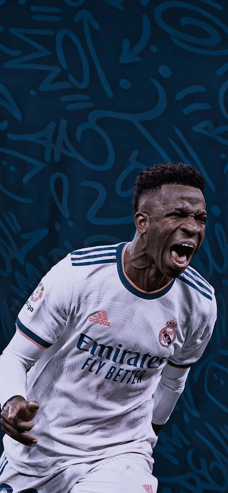 Vinicius Jr Celebration Real Madrid Wallpaper