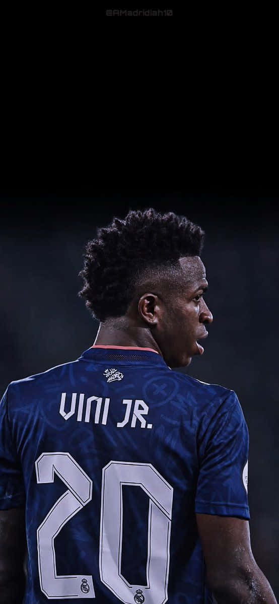 Vinicius Jr Number20 Jersey Wallpaper