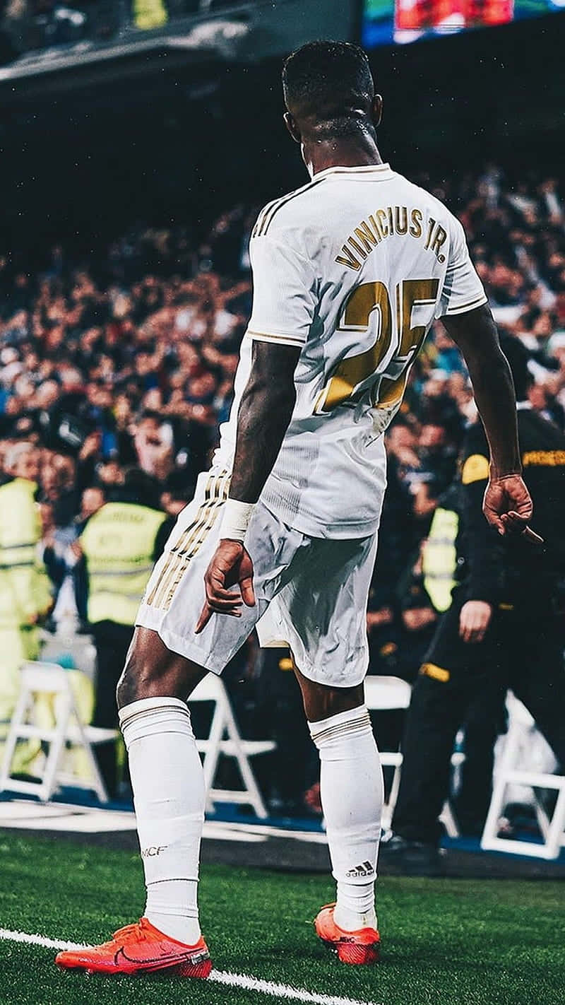 Vinicius Jr Real Madrid25 Jersey Wallpaper