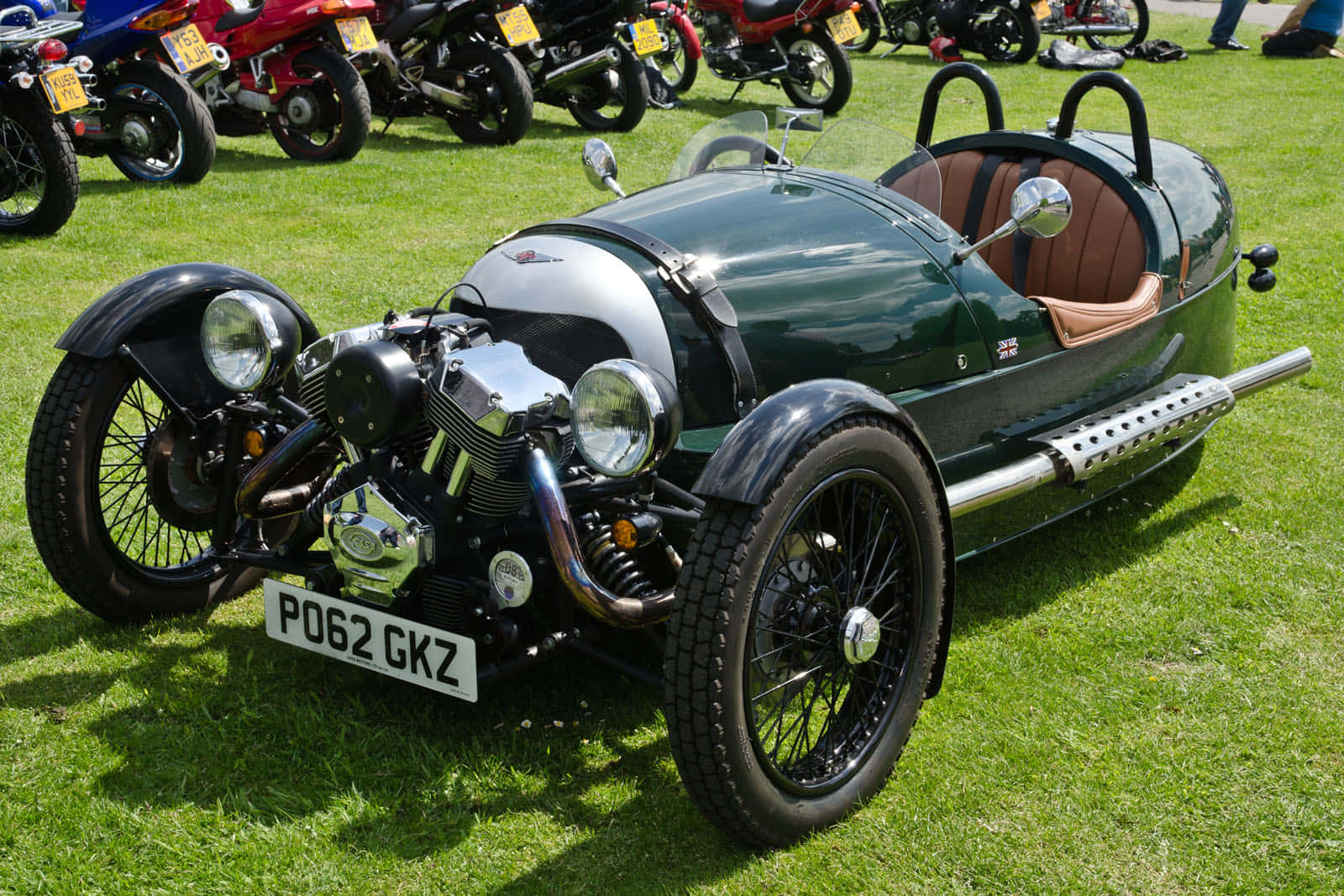 Vintage Charm - Morgan 3 Wheeler Wallpaper