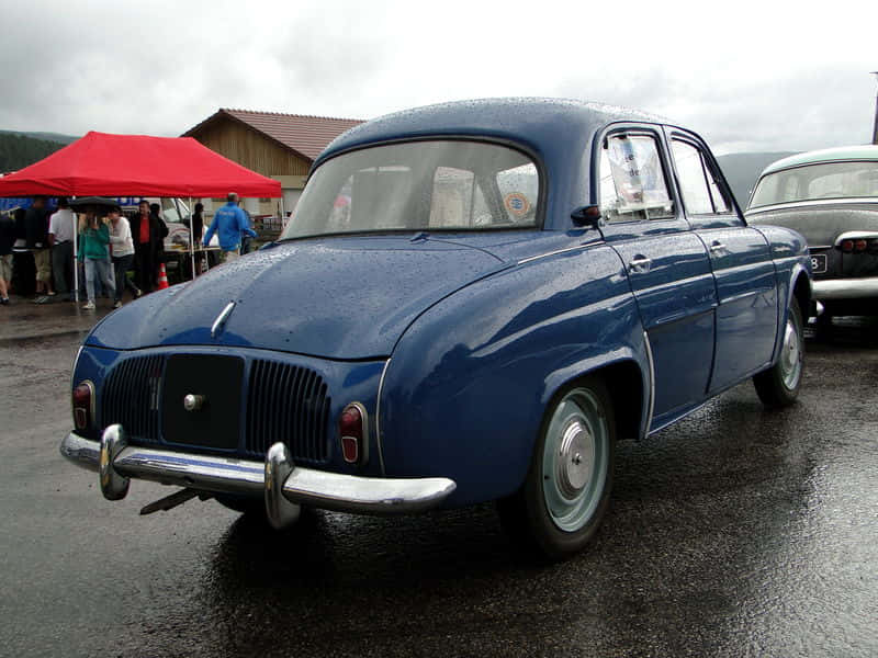 Vintage Charm - The Classic Renault Dauphine Wallpaper