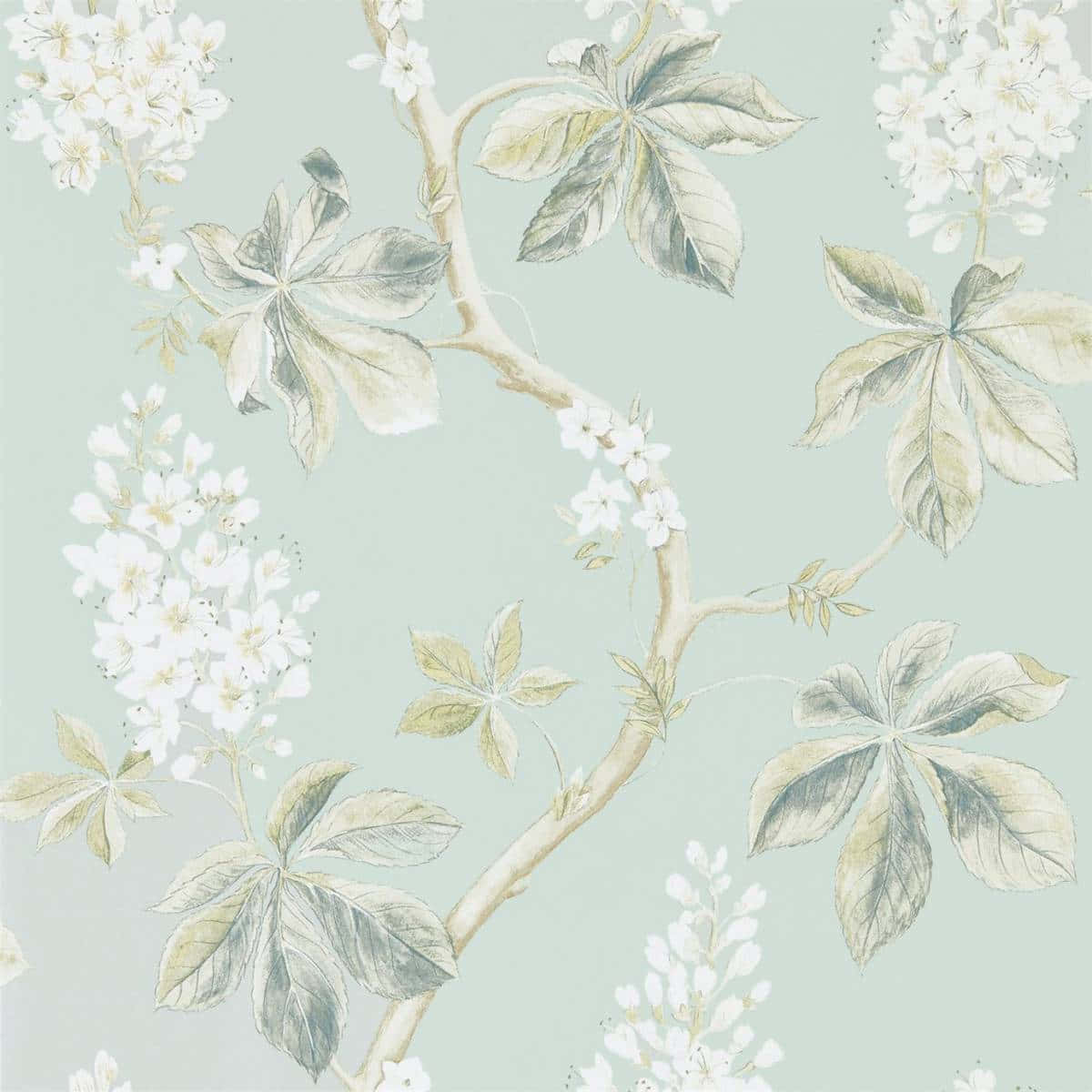 Vintage Floral Pattern Design Wallpaper