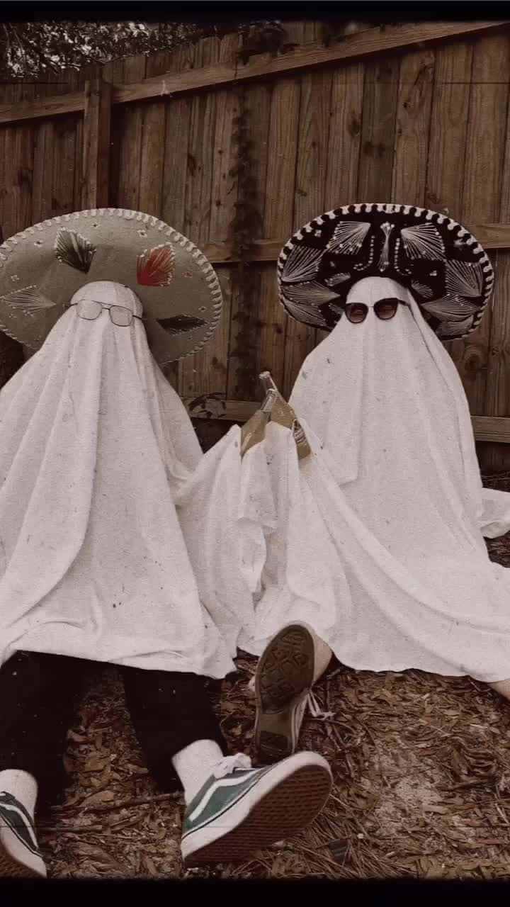 Vintage_ Ghost_ Fiesta_ Aesthetic Wallpaper