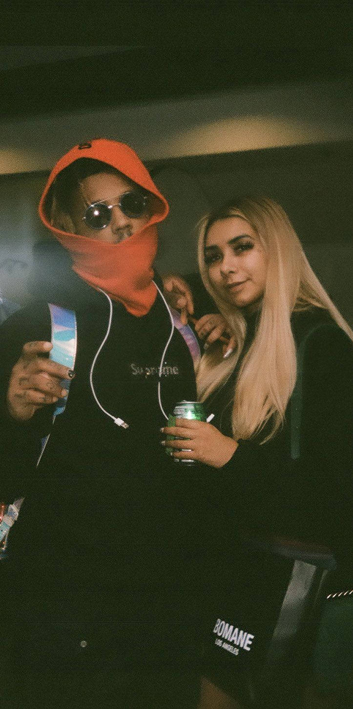 Vintage Juice Wrld And Ally Wallpaper