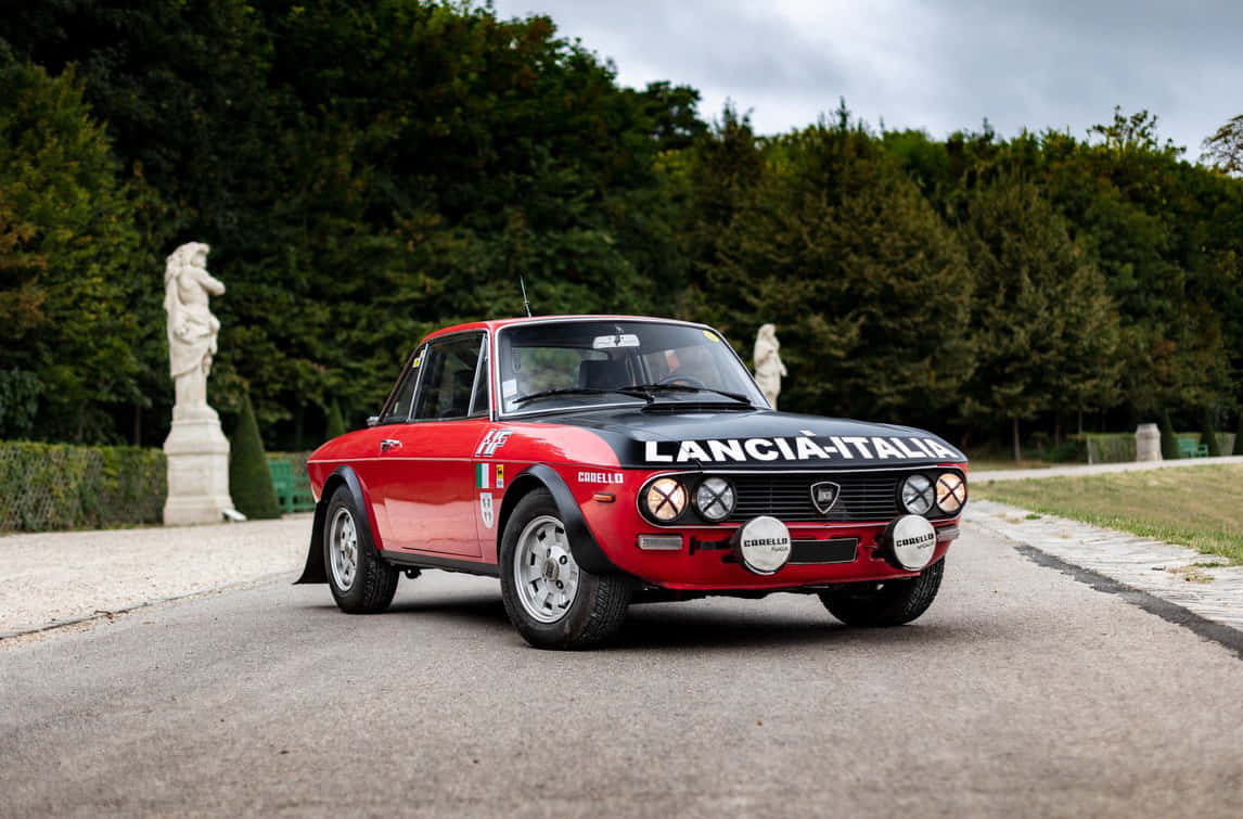 Vintage Lancia Aprilia In Pristine Condition Wallpaper