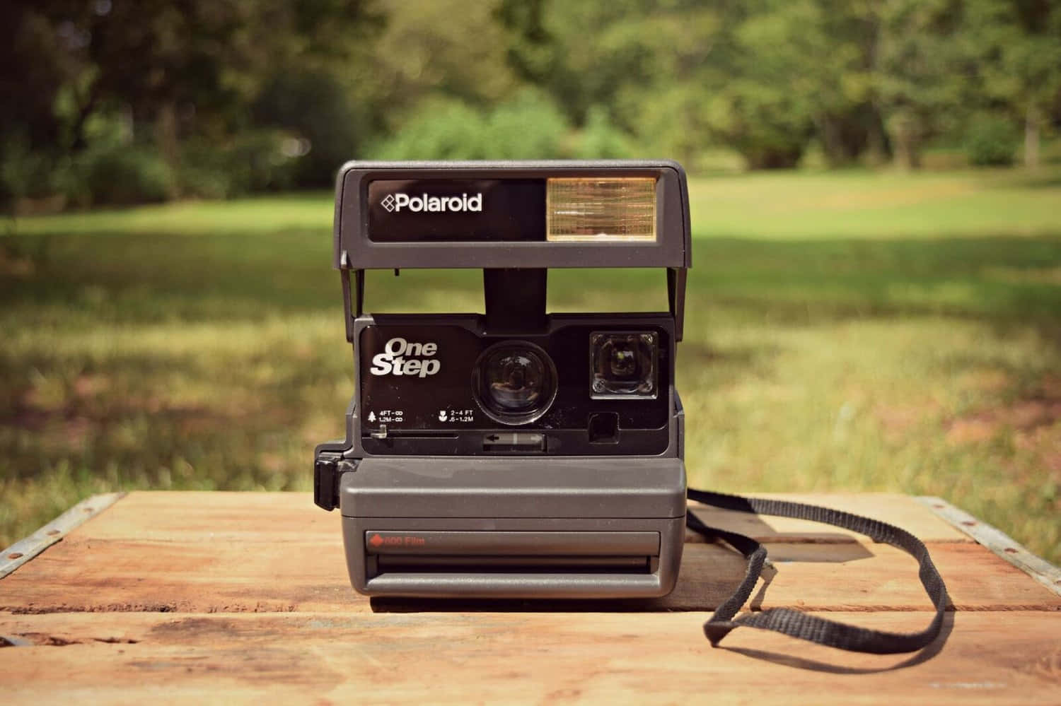 Vintage Polaroid One Step Camera Wallpaper