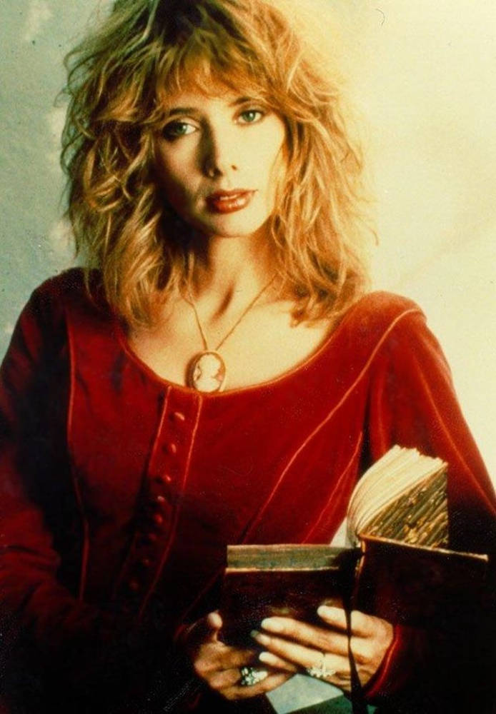 Vintage Portrait Of Renowned American Actress, Rosanna Arquette Wallpaper