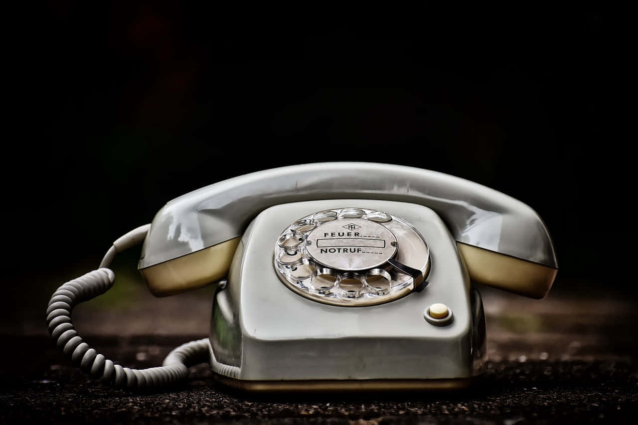 Vintage Rotary Telephone Wallpaper