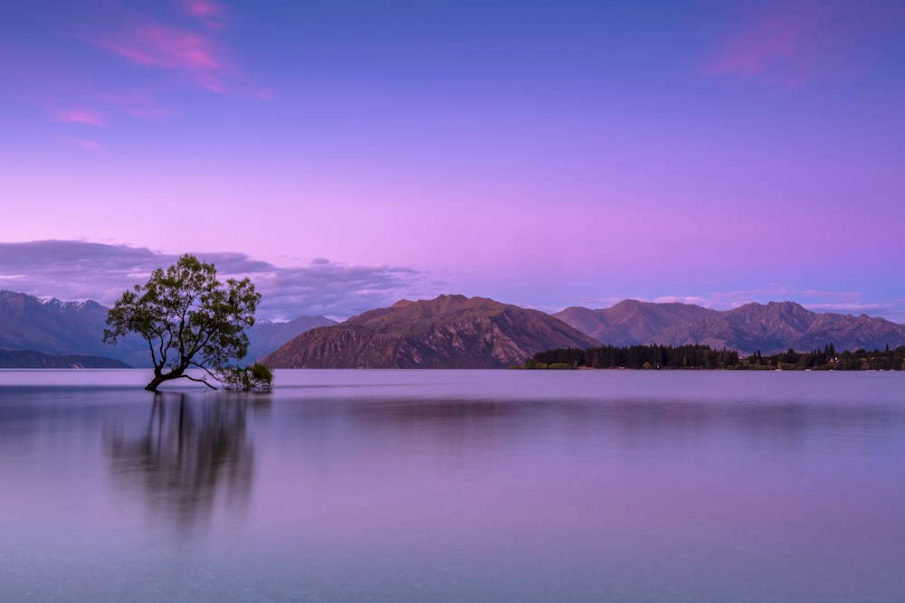 Violet Lake West Maui Mountain Pretty Landscape Wallpaper