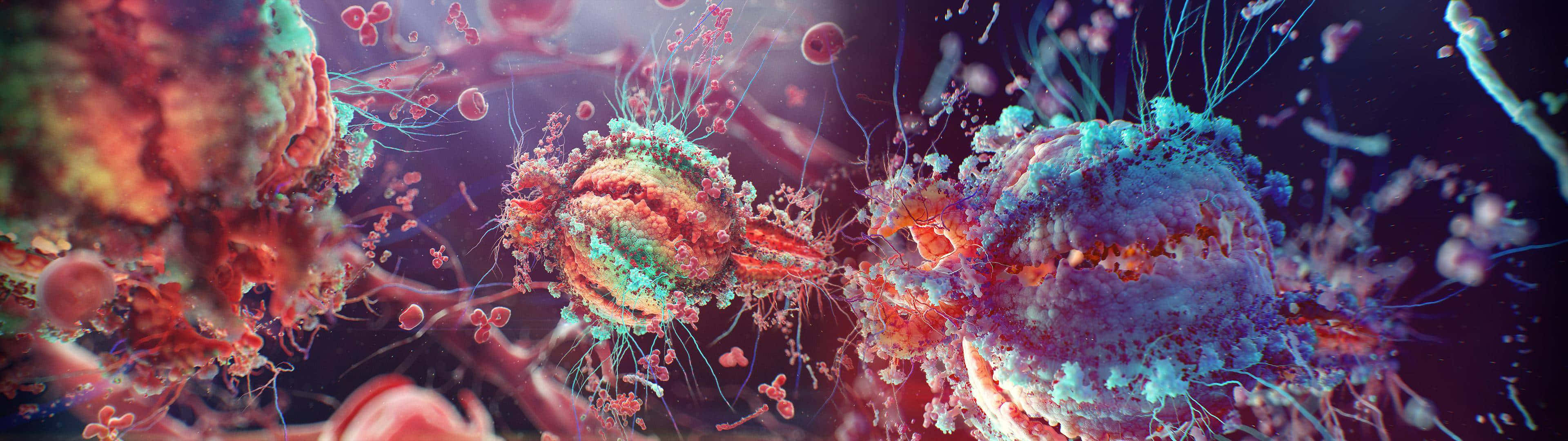 Viral Infection Closeup Wallpaper