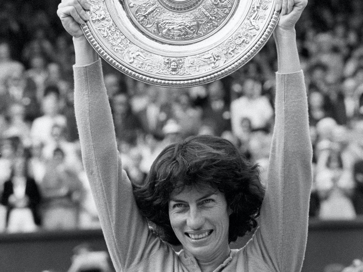 Virginia Wade British Tennis Player Wallpaper