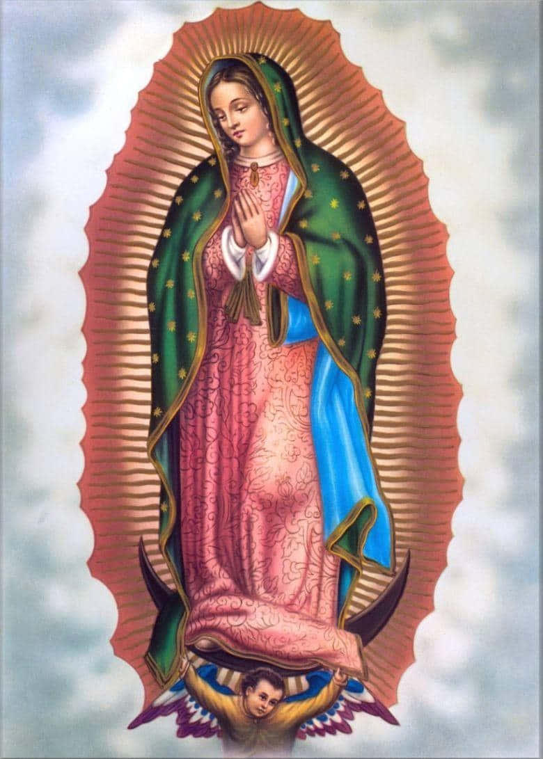 Virginof Guadalupe Iconic Image Wallpaper