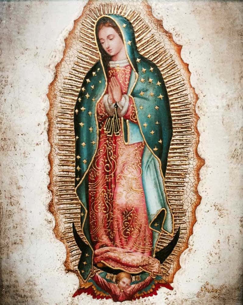 Virginof Guadalupe Iconic Image Wallpaper