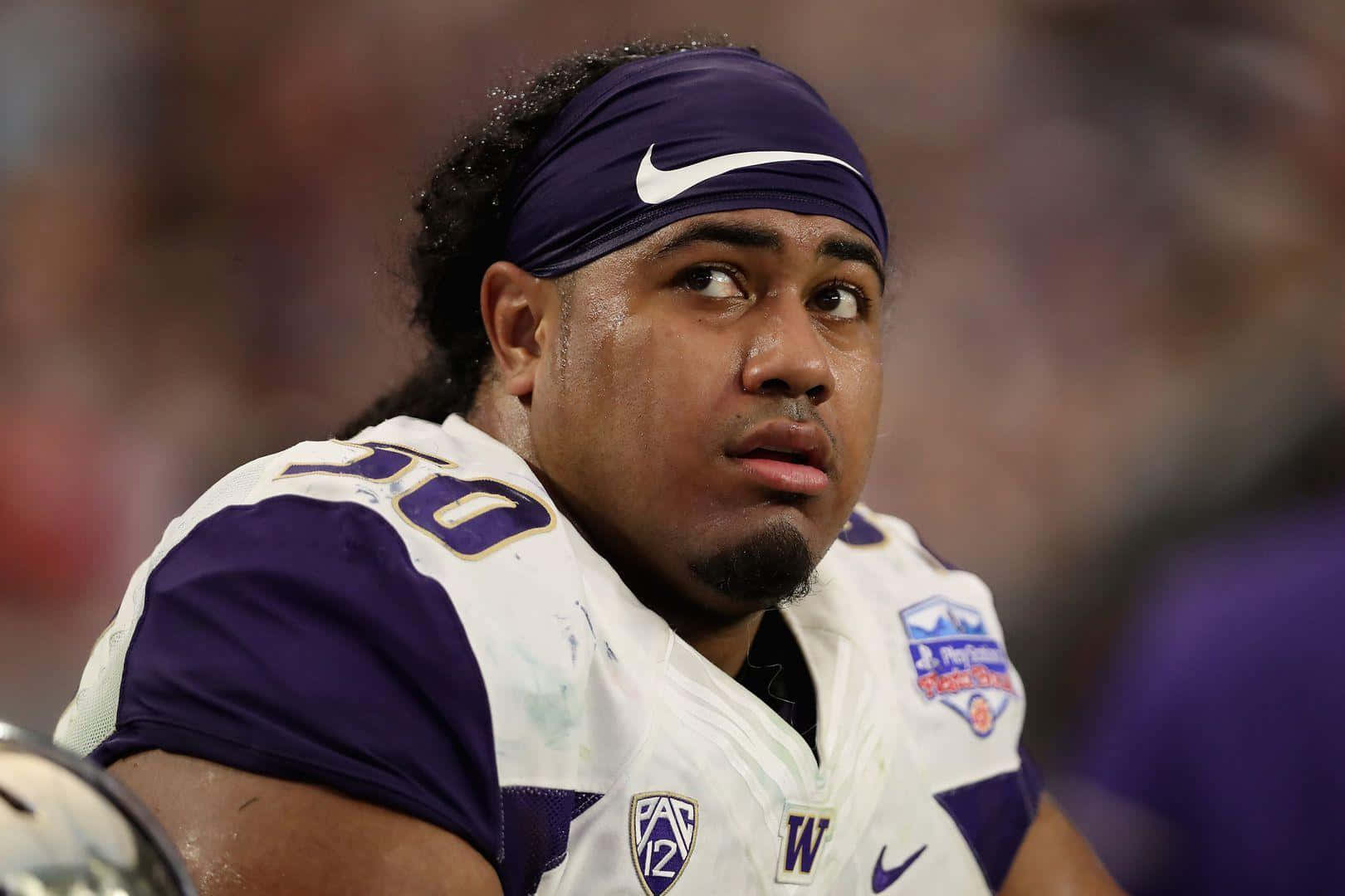 Vita Vea Football Player Portrait Wallpaper