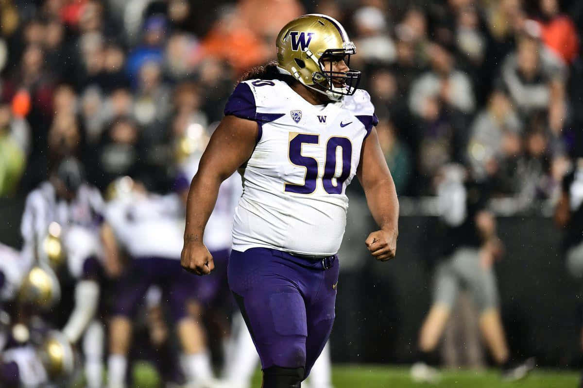 Vita Vea Washington Huskies Game Wallpaper