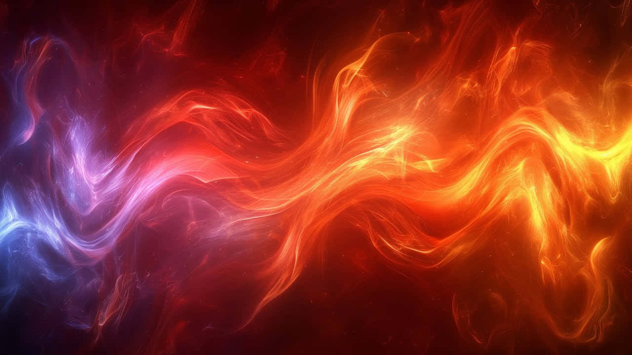 Vivid Abstract Fire Waves.jpg Wallpaper