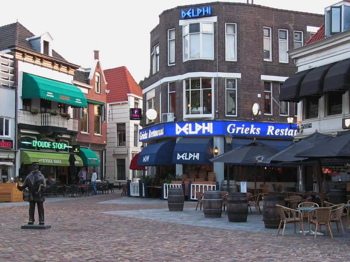 Vlaardingen City Center Restaurants Wallpaper