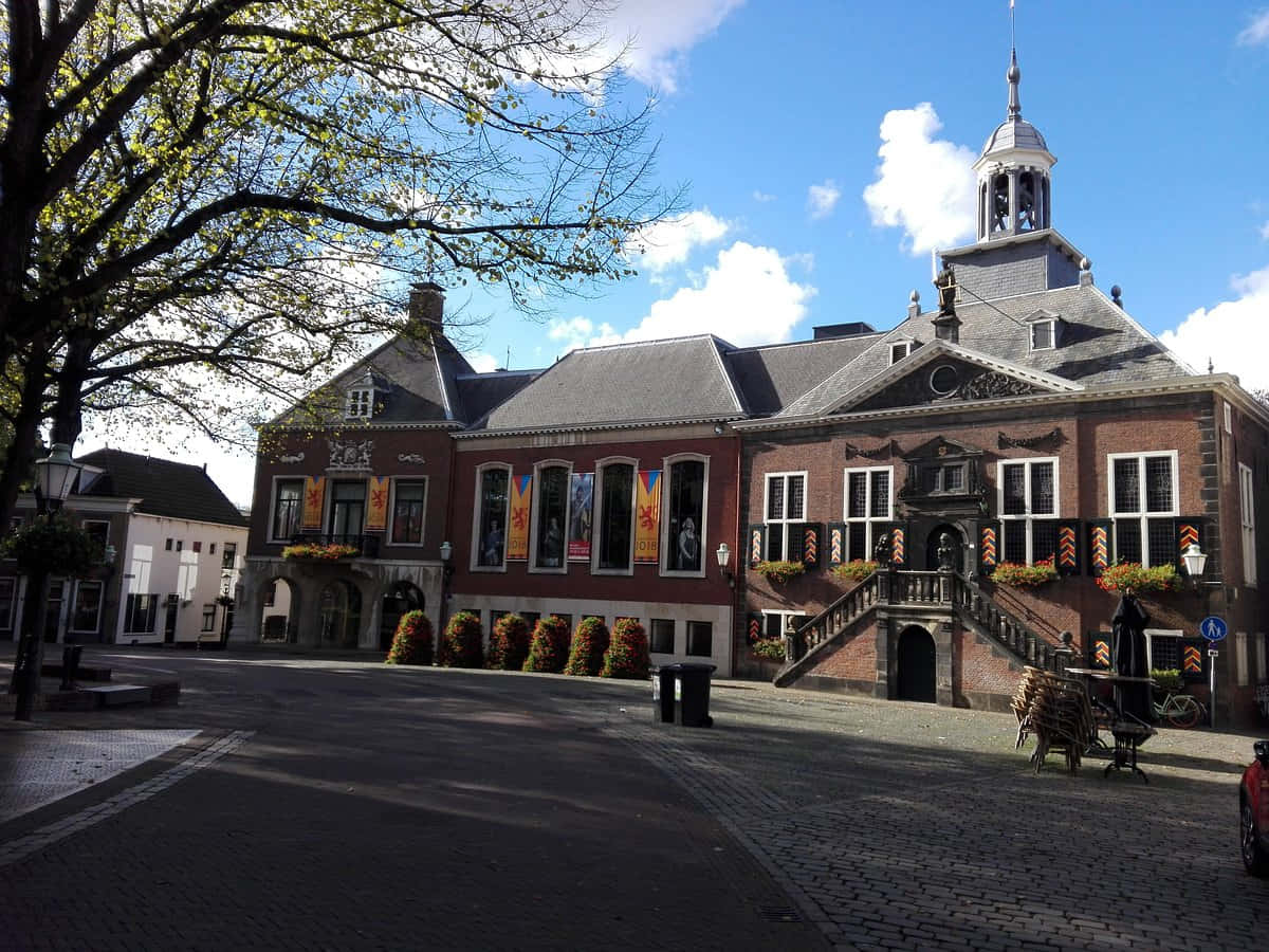 Vlaardingen Historic Town Hall Wallpaper