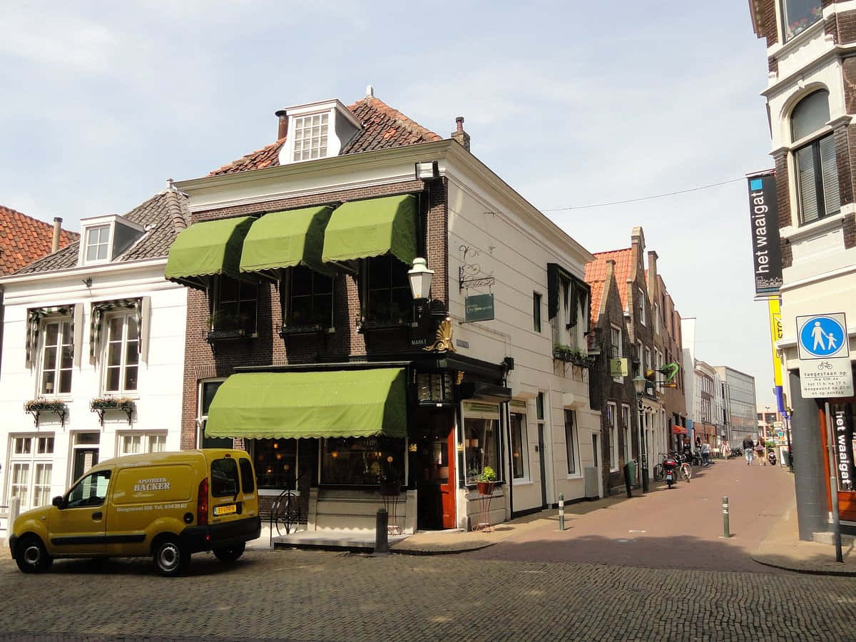 Vlaardingen Historical City Center Wallpaper