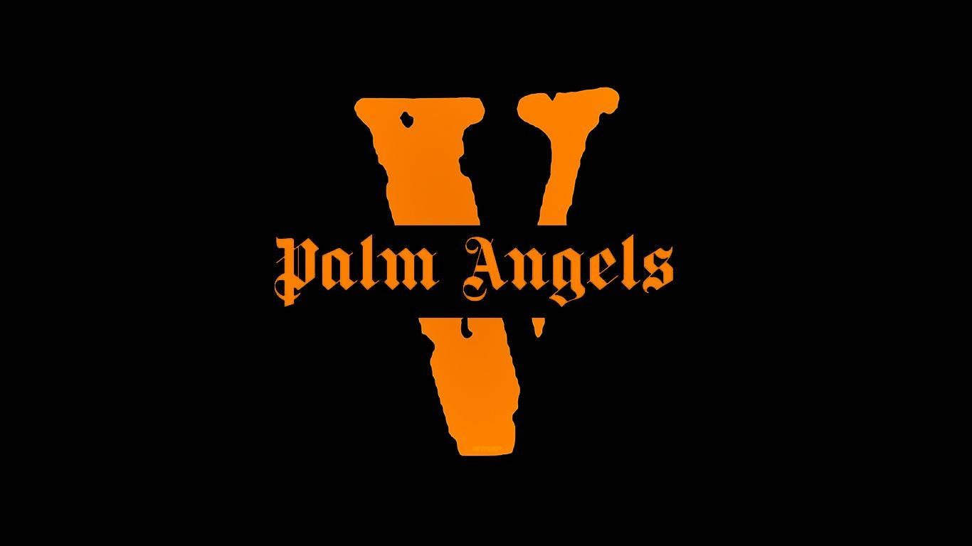 Vlone Orange Palm Angels Wallpaper