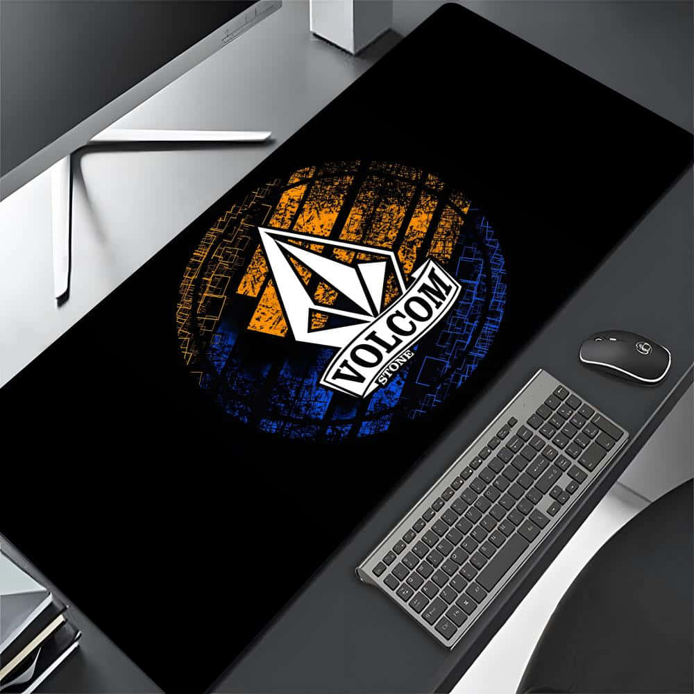 Volcom Branded Desk Setup Wallpaper