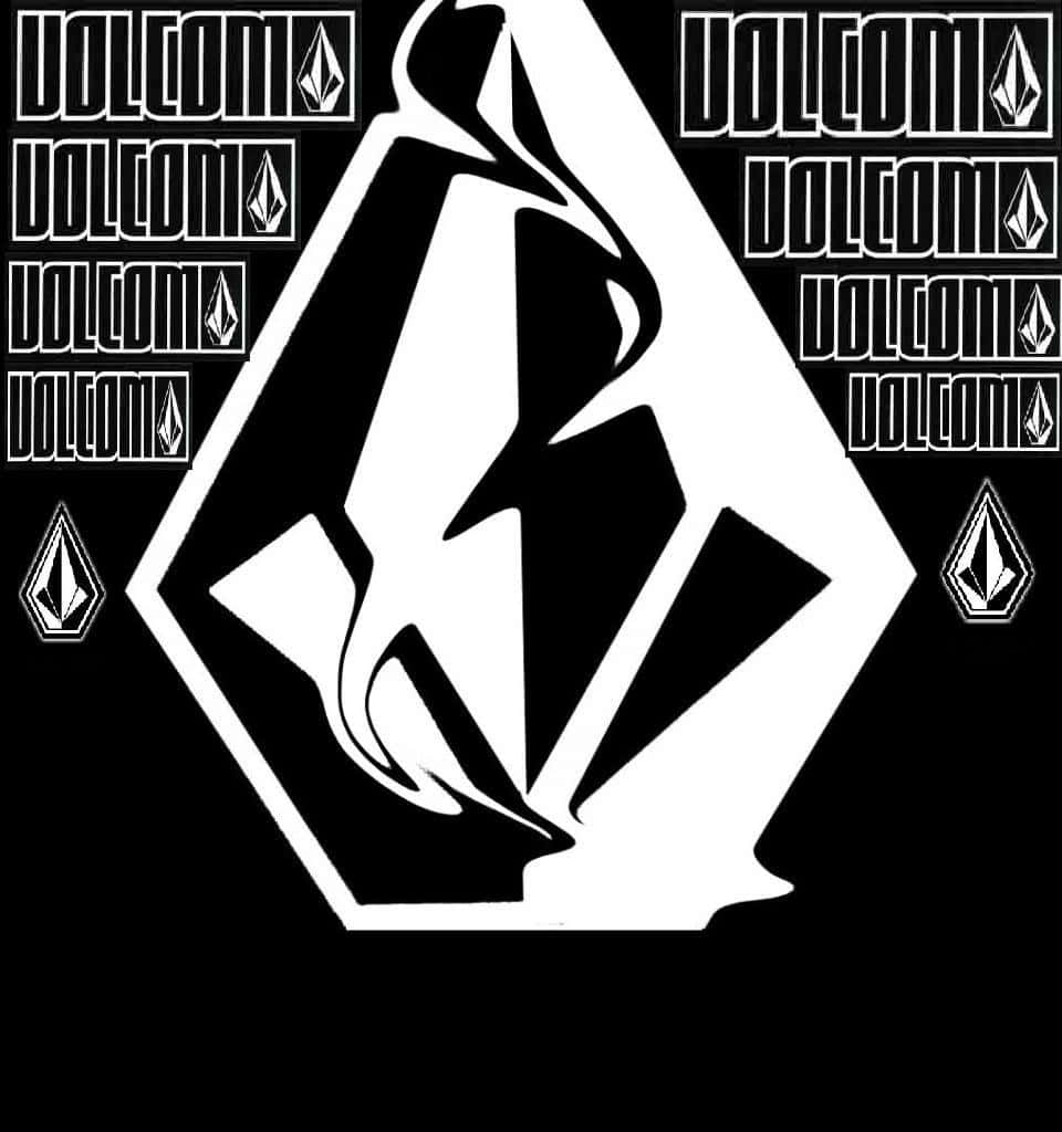 Volcom Logo Blackand White Wallpaper