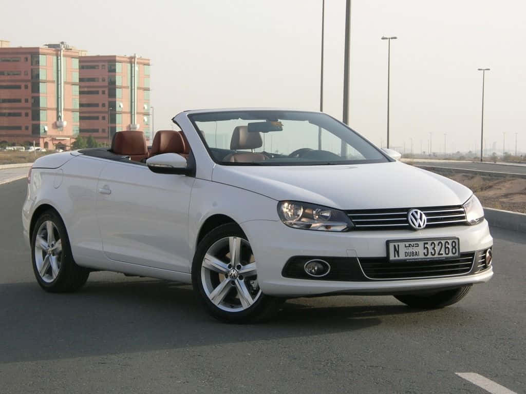 Volkswagen Eos Convertible White Wallpaper