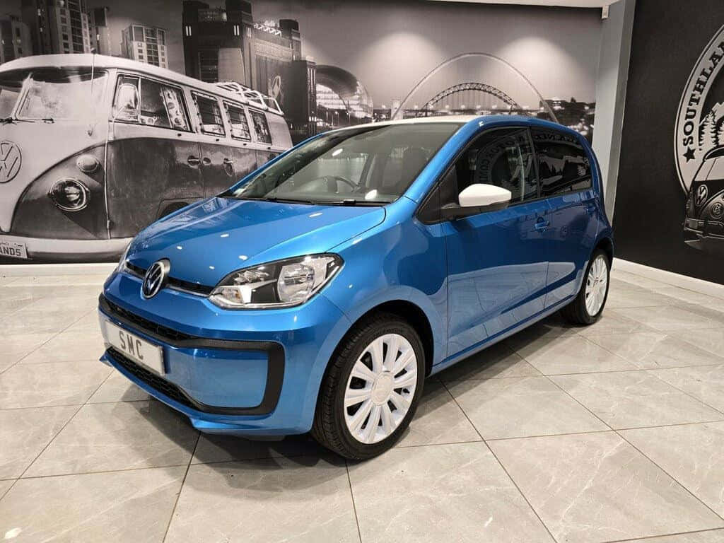 Volkswagen Up Showroom Display Wallpaper