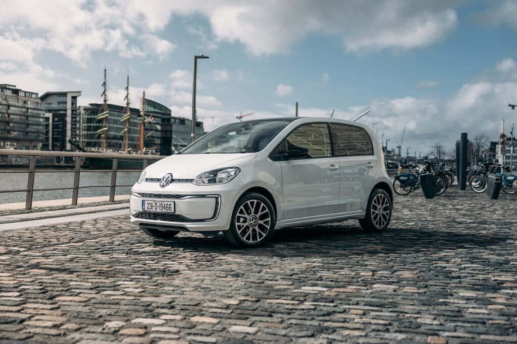 Volkswagen Up Urban Setting Wallpaper