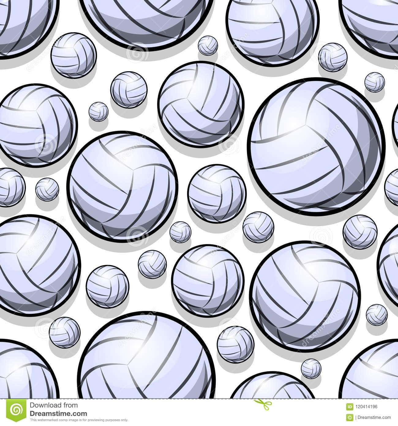 Volleyball At The Ready Wallpaper