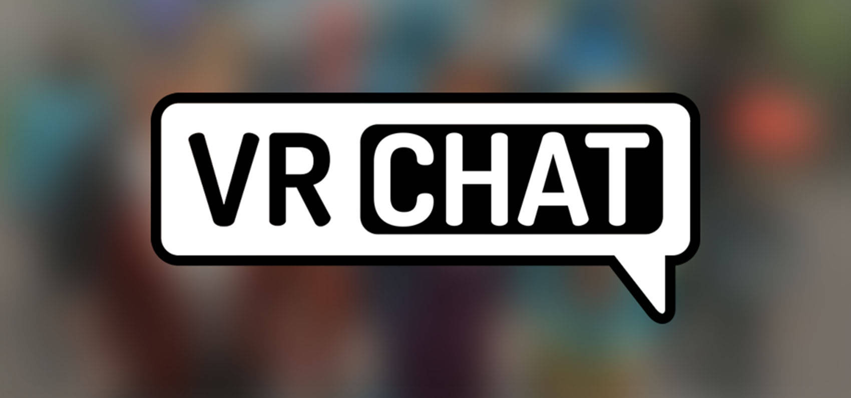 Vrchat Logo Blur Wallpaper