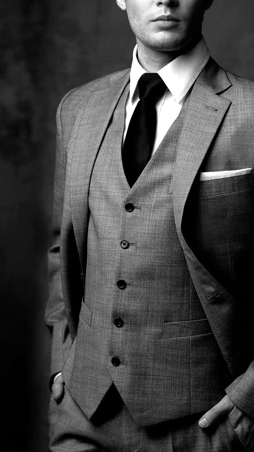 Waistcoat In Men Suit Style Wallpaper